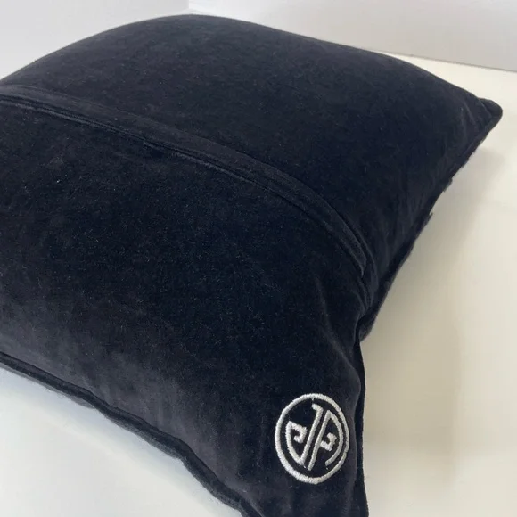 Jonathan Adler Red and Black Accent Pillow for Modern Decor - Picture 8 of 15